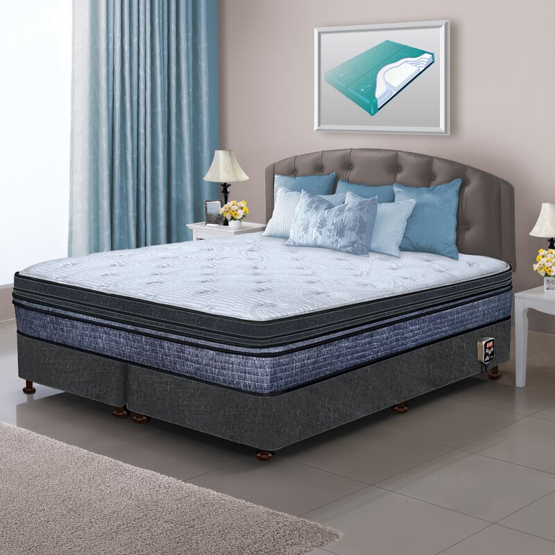 White Noise 28'' Waveless Mid Fill SoftSide Waterbed Mattress Wayfair